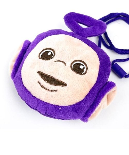 テレタビーズ  フリースロンパース  ティンキーウィンキー テレタビーズ ティンキー・ウィンキー ネックパース (パープル