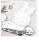 ミッフィー miffy デコレーションミラー （おはな） インテリア 鏡