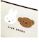 ミッフィー miffy ミッフィー＆ボリス フリーケース ベージュ マルチケース 母子手帳ケース