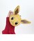 ポケットモンスター ポケモン イーブイ ミニがまぐち キーホルダー 小物入れ ブラウン