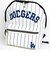 MLB ドジャース LA バックパック (アイボリー×ブルー) ストライプ リュックサック バッグ