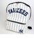 MLB ヤンキース NY バックパック (アイボリー×ネイビー) ストライプ リュックサック バッグ