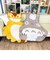 となりのトトロ ダイカットお昼寝タオル ネコバスうたた寝 寝具 ベビー キッズ ブランケット