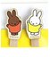 ミッフィー miffy ウッドピンチセット  (ミッフィー＆メラニー) 文房具 メモはさみ インテリア