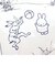 ミッフィー×鳥獣戯画 miffy ポスター （鞠遊び） インテリア