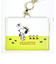スヌーピー おさんぽ リール付きカードホルダー 定期入れ パスケース SNOOPY