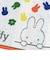 ミッフィー miffy フェイスタオル ストライプ柄 西川