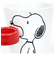 スヌーピー 歯ブラシ立て付きコップ マグ SNOOPY