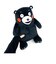 くまモン Kumamon マシュマロぬいぐるみ ブラック