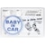 ドラえもん スイングステッカー（BABY IN CAR） カー用品 車用品