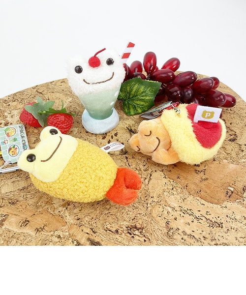 かえるのピクルス カラビナマスコット 純喫茶 メロンソーダ ぬいぐるみ