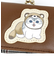 モフサンド mofusand たぬき コンパクト財布 (ブラウン) 財布