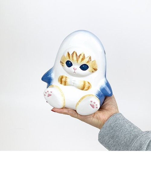 mofusand - モフサンド　サメにゃん　陶器貯金箱　ぬいぐるみ　ふんばるず 楽天市場】mofusand 陶器貯金箱 サメにゃん 068342 モフサンド