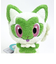 ポケットモンスター ポケモン ニャオハ もこもこぷち ぬいぐるみ インテリア グリーン