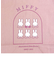 ミッフィー miffy トートバッグ べんきょう(ピンク)