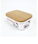 サンリオ ハローキティ ホーローバターケース（木蓋付） キッチン 保存容器