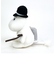 ムーミン ムーミンパパ 手のひらぬいぐるみ ホワイト MOOMIN