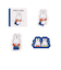 ミッフィー miffy フレークシール (おてがみ) 文具 日本製