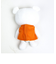 こぐまちゃん しろくまちゃん 座りぬいぐるみ Sサイズ オレンジ ベビー