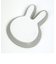 ミッフィー miffy くすみカラー ダイカットプレート S （マットグレージュ） 皿 キッチン