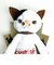 スクラッチ ぬいぐるみ ＭＳ ミルク 猫 ネコ インテリア ホワイト