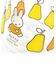 ミッフィー miffy カラーハンドル耐熱ガラスマグ（ブラウン・洋ナシ） コップ 食器 日本製