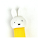 ミッフィー miffy マスコットフォーク (イエロー） 食器 キッズ