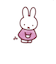 ミッフィー miffy ほのかシリーズ 小皿（花） お皿 食器 日本製