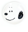スヌーピー ミニプレートシンプルフェイス (スタンダード) 食器 日本製  SNOOPY