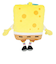スポンジボブ カラビナ付きぬいぐるみファスナーマスコット (イエロー)