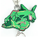 ポケットモンスター レックウザ ラバーリールキーホルダー ポケモン