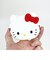 サンリオ ハローキティ フェイス型シリコンがまぐちポーチ mimi POCHI ホワイト Sanrio