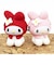 サンリオ マイメロディ お座り型シリコンがまぐちポーチ 3D POCHI レッド Sanrio