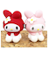 サンリオ マイメロディ お座り型シリコンがまぐちポーチ 3D POCHI ピンク Sanrio