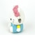 サンリオ ハローキティ お座り型シリコンがまぐちポーチ 3D POCHI ライトブルー Sanrio