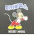 ディズニー ミッキーマウス ハングルシリーズ Ｔシャツ(ブラック) Mサイズ アパレル Disney