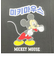 ディズニー ミッキーマウス ハングルシリーズ Ｔシャツ(ブラック) Mサイズ アパレル Disney