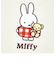ミッフィー ワッペン3ポケットポーチ ギンガムシリーズ レッド miffy