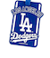 MLB(メジャーリーグ) ドジャース ラゲッジタグ ブルー