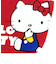 サンリオ ハローキティ サガラポーチ レッド Sanrio