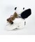 SNOOPY スヌーピー＆ベア チェック ぬいぐるみ Ｍ マスコット 人形 インテリア