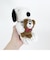 SNOOPY スヌーピー＆ベア チェック ぬいぐるみ Ｓ マスコット 人形 インテリア