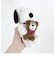SNOOPY スヌーピー＆ベア チェック ぬいぐるみ Ｓ マスコット 人形 インテリア