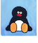 ピングー(PINGU)×松本セイジ 相良刺繍巾着（PINGU） 小物入れ
