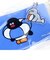 ピングー(PINGU)×松本セイジ ミニケース（Blue） 小物入れ 日本製