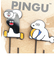ピングー(PINGU)×松本セイジ メタルクリップセット（PINGU&ROBBY） 文具