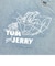 トムとジェリー デニムトートバッグ(ライトブルー)