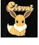ポケットモンスター イーブイ ブラック Tシャツ Mサイズ アパレル ポケモン