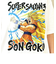 ドラゴンボール かめはめ波 Tシャツ(ホワイト) 悟空SS 3Lサイズ アパレル ジャンプ