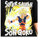 ドラゴンボール 超元気玉 Tシャツ(ブラック) 悟空 3Lサイズ アパレル ジャンプ
